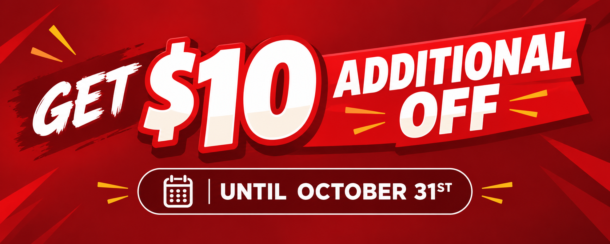 Additional $10 Off On All Orders